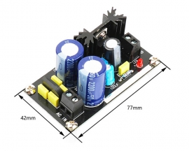 AC-DC Adjustable LM317 Voltage Regulator, Automatic Buck Boost Power Supply Module AC 5V-20V to DC 1.25V-30V Board